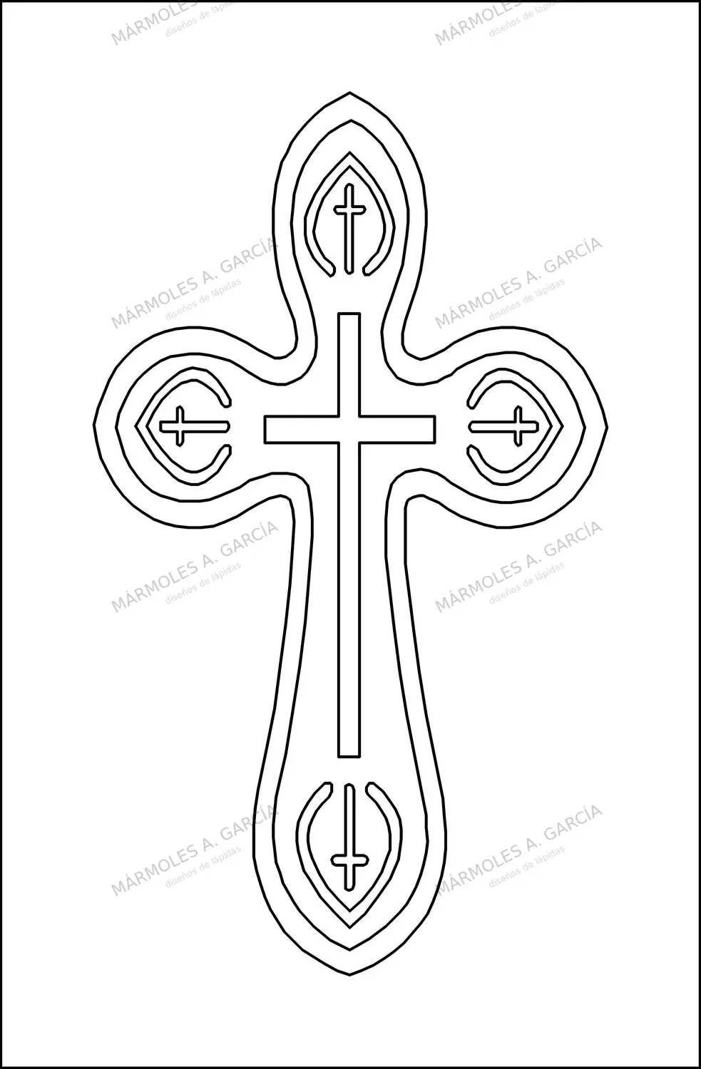 Diseño de lápida: Cruzadas
